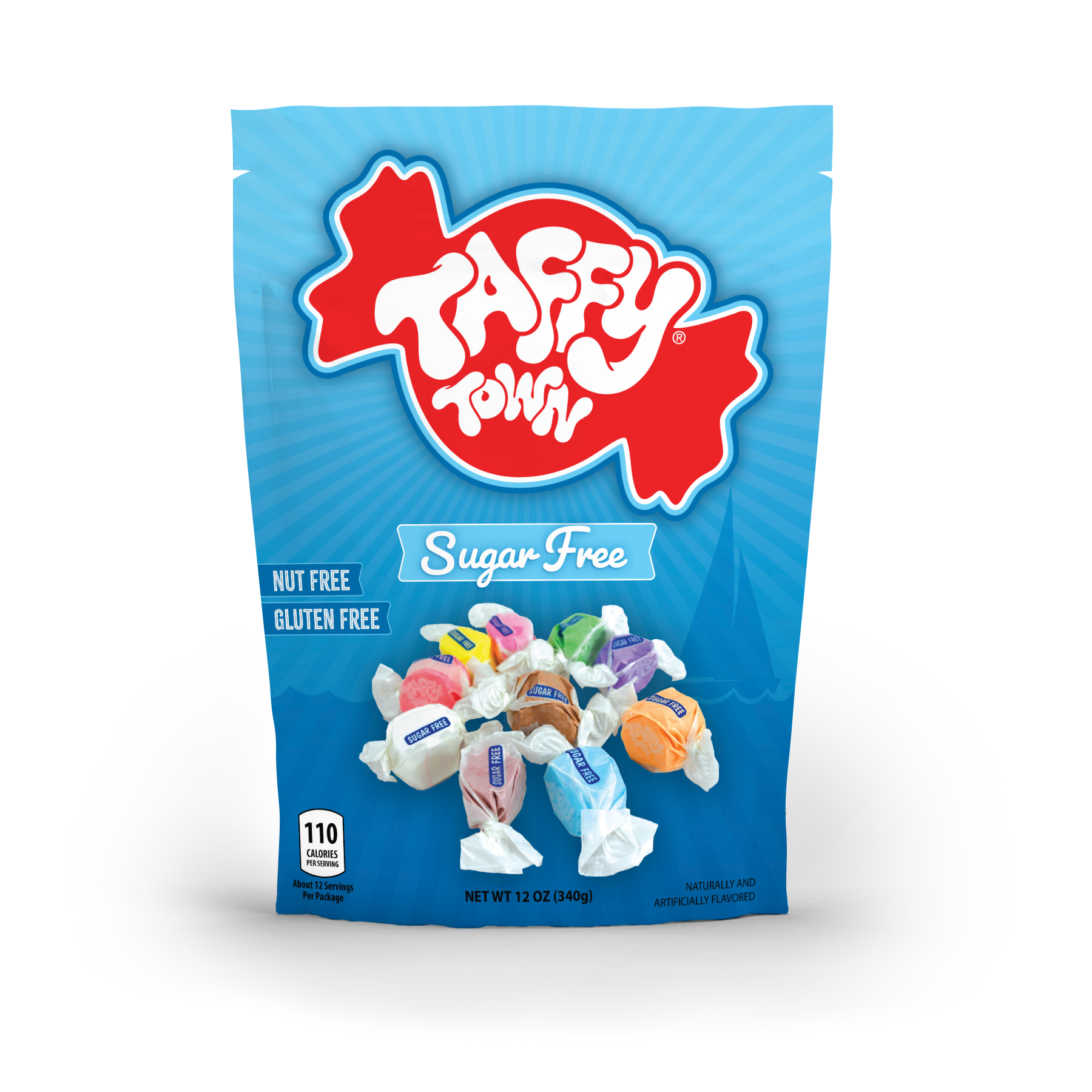 10.5 oz. Sugar Free Pouch Bags - Taffy Town