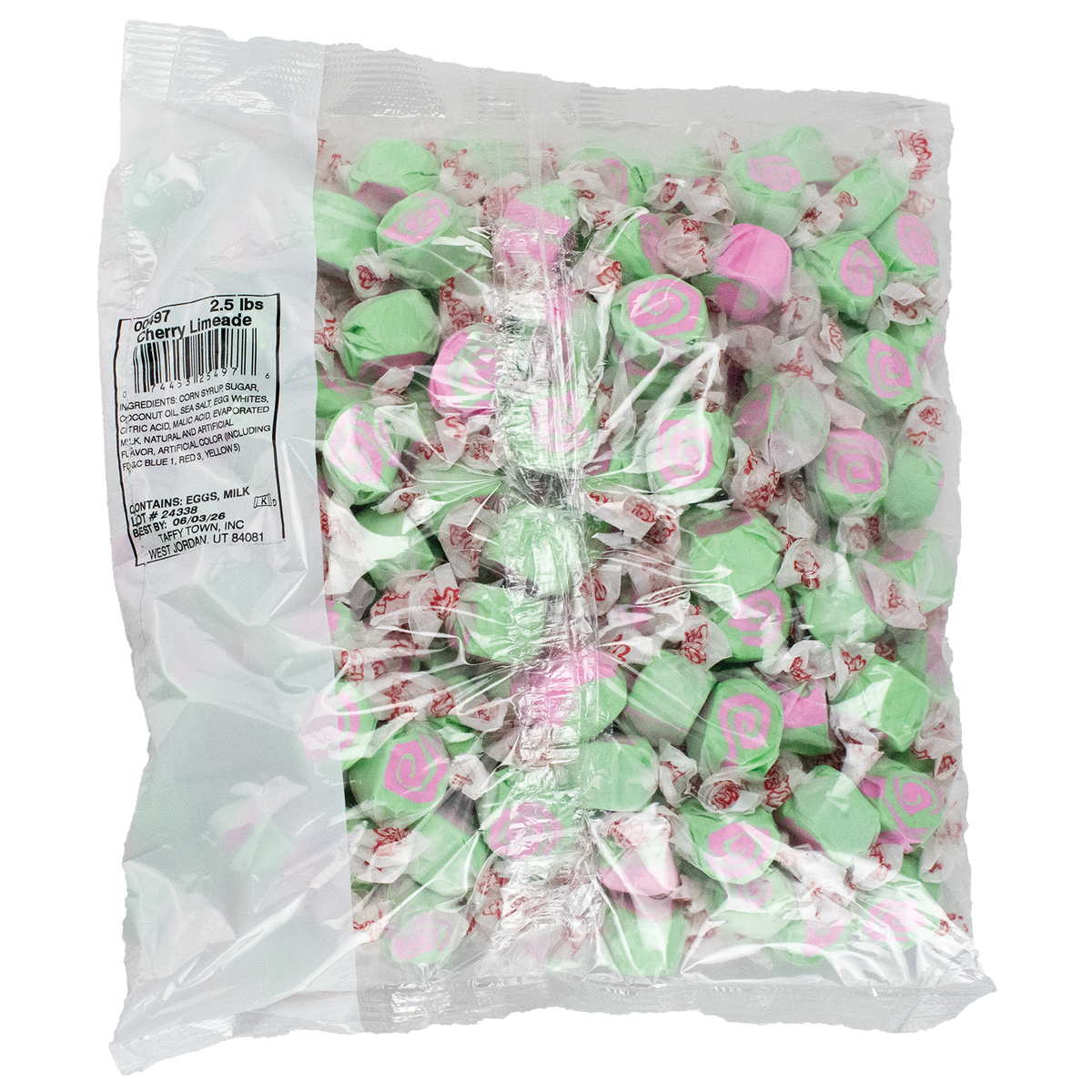 Taffy Town Cherry Limeade Taffy 2.5 lbs Bag