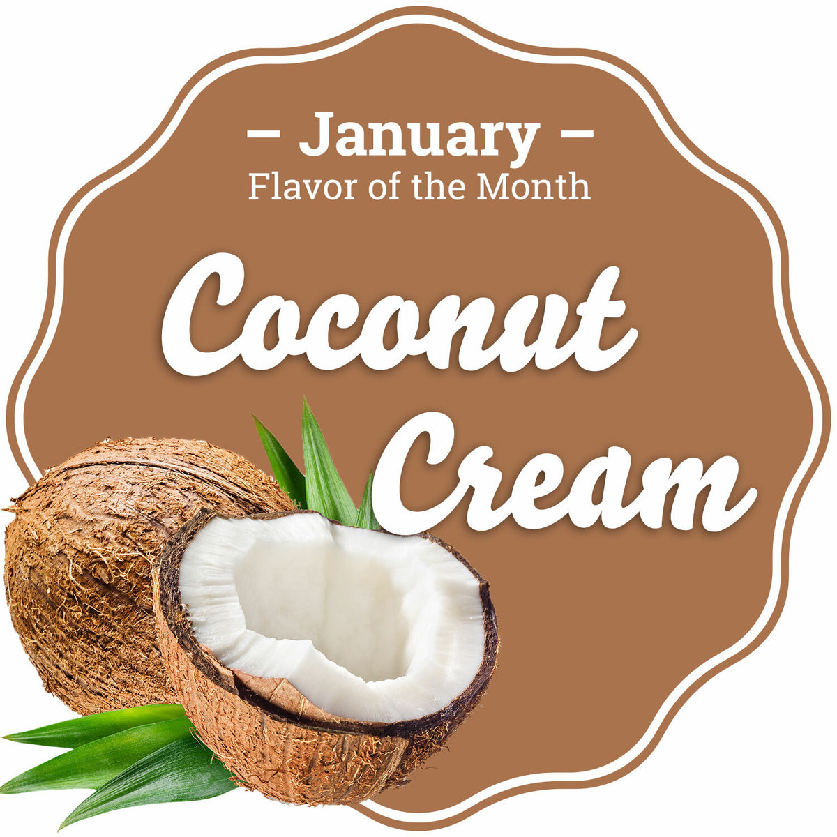 Coconut Cream January Taffy Flavor of the Month - Taffy Town