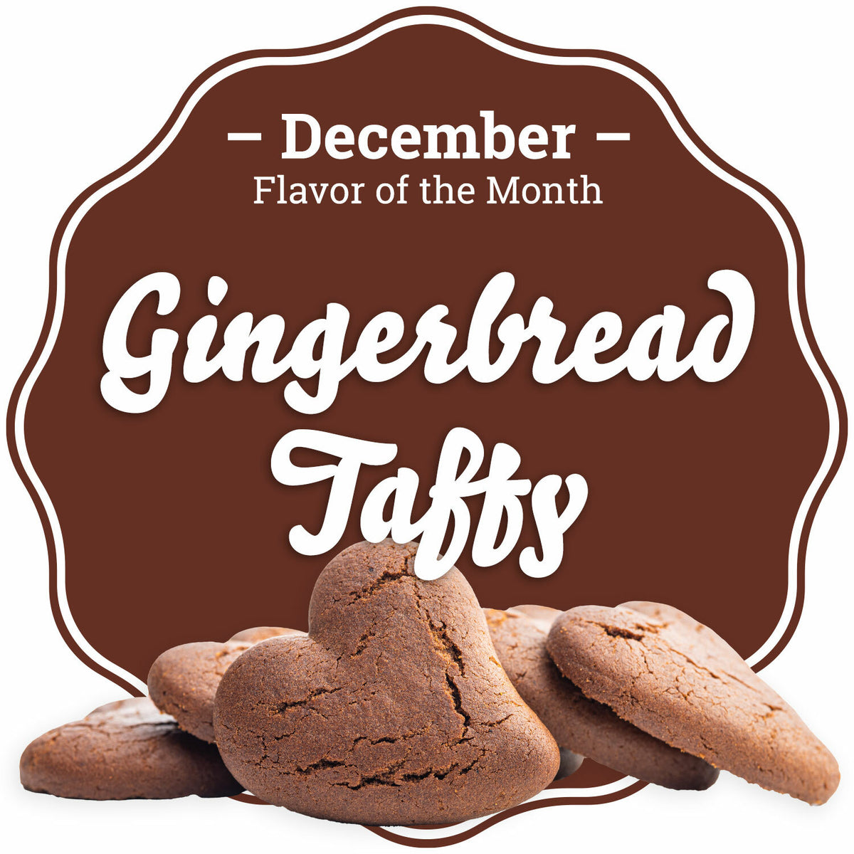 Gingerbread taffy flavor of the month - Taffy Town