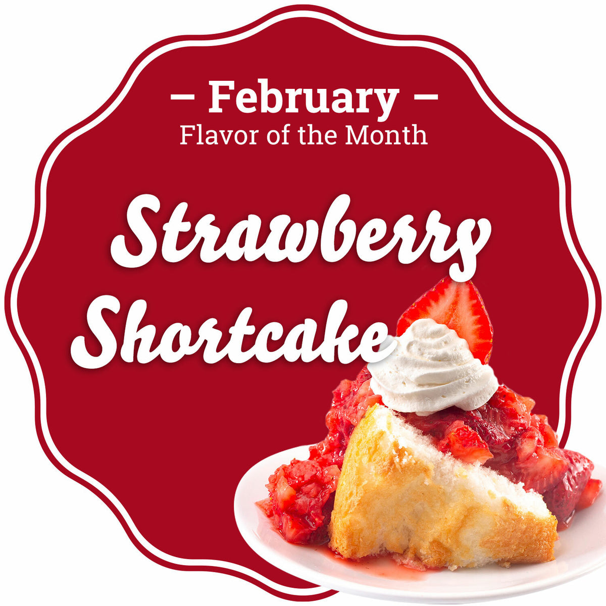 February Taffy Flavor of the Month – Strawberry Shortcake Taffy. Get a free FOTM bag with $50+ purchase!