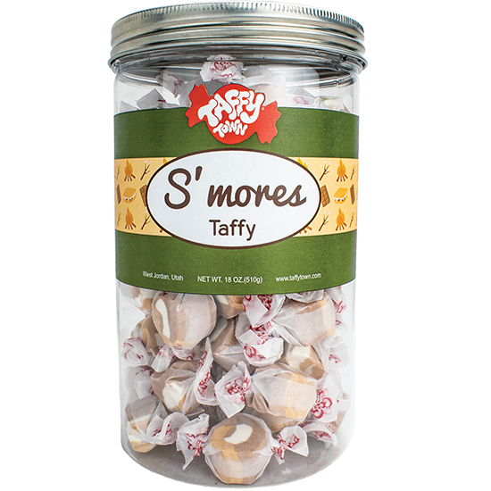 S'mores Taffy Gift Canister | Salt Water Taffy | Taffy Town